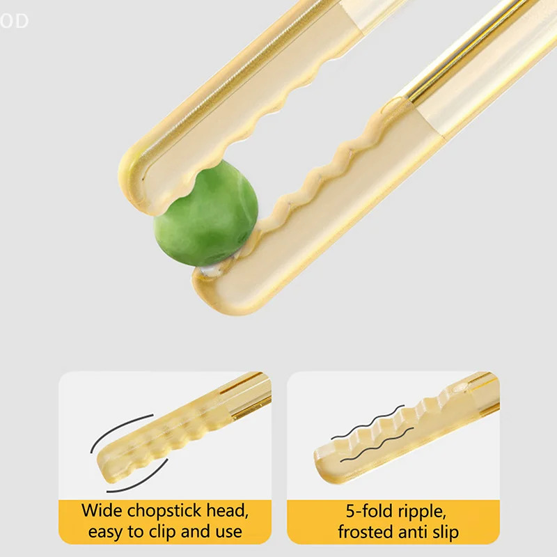 Kids Tiger Mouth Training Chopsticks Silica Gel Baby Safety Learning Aid Chop Sticks Cartoon Tools Correction Of Grip Posture