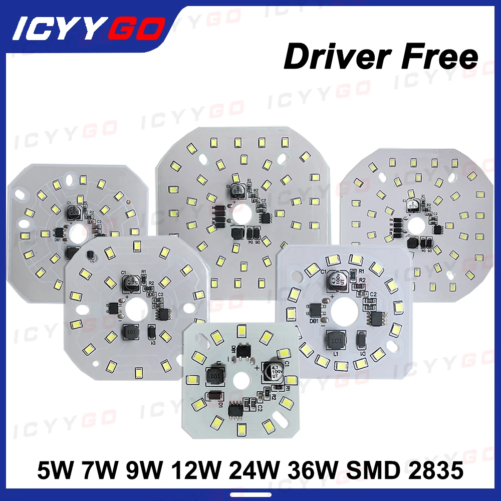 3W5W12W24W36WLEDLowVoltageLightSource1285VDriverFreeDOB