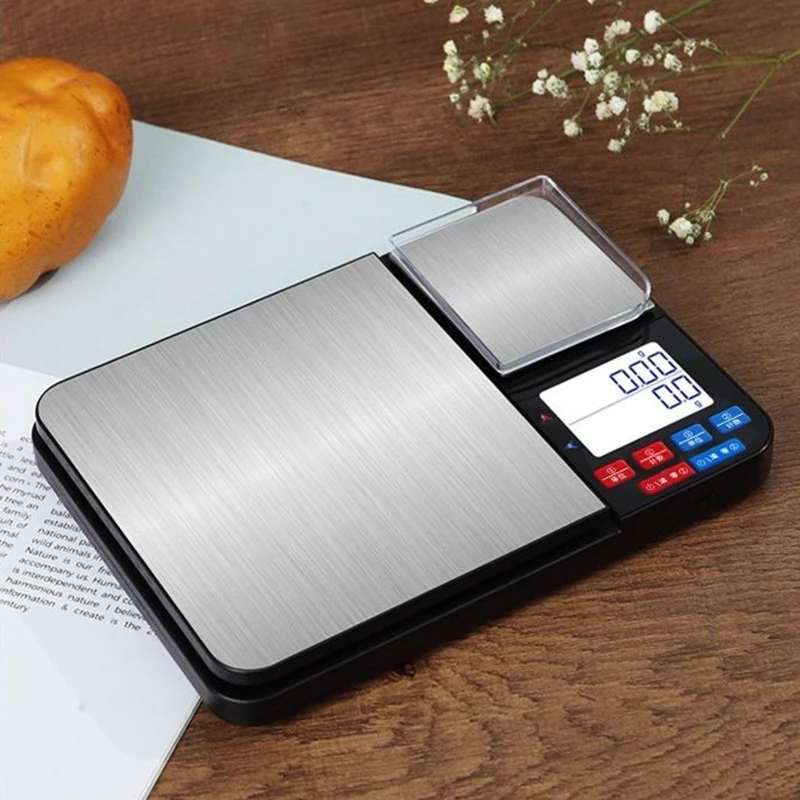30kg/1g Household Electronic Kitchen Scale Large Screen Gram Food Weighing  Scale Platform Parcel Bench Digital Baking Scale - AliExpress