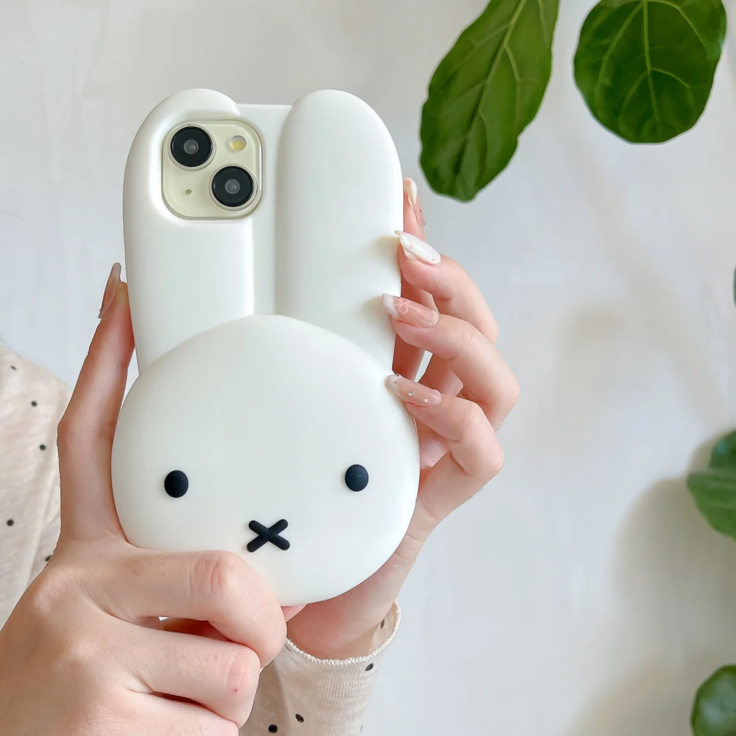 Cute Miffy Silicone Phone Case - Kawaii Anti-Drop All Wrap Soft Cover Gift