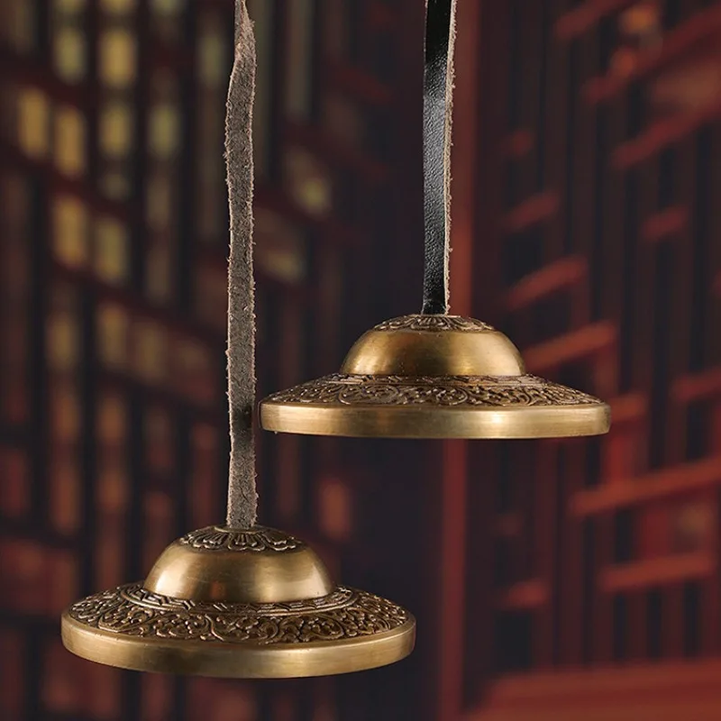 Hand bell Nepal Handmade Copper Bell Professional Percussion Instruments Mindfulness Copper Bell Sound Healing Yoga Meditation Accessories