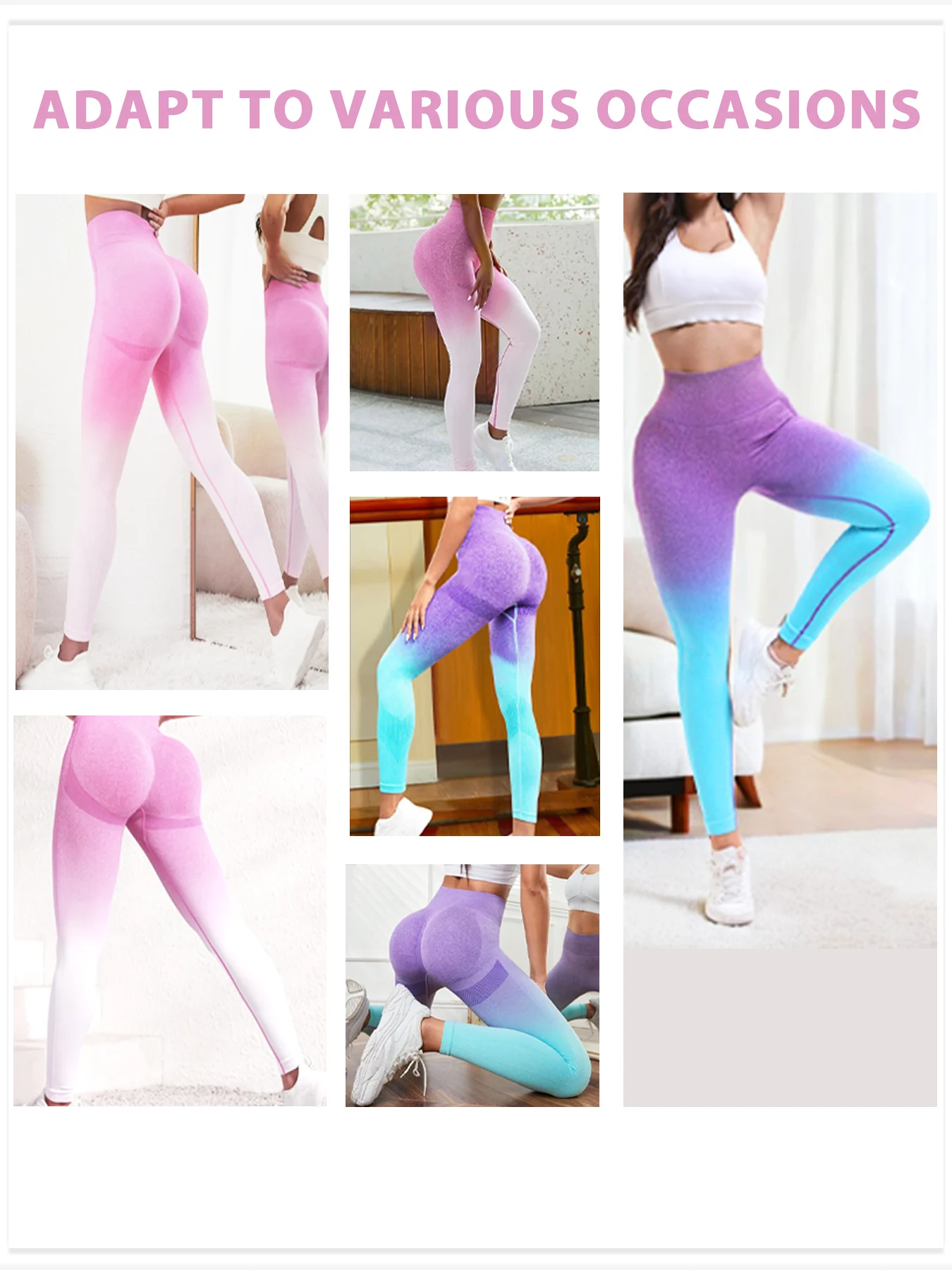 Gradient Seamless Sport Bike Shorts Women&rsquo;s Breathable Sweat-resistant Peach Hip Tight High Waist Elastic Yoga Fitness Pants workout shorts yoga shorts sports shorts running shorts seamless shorts