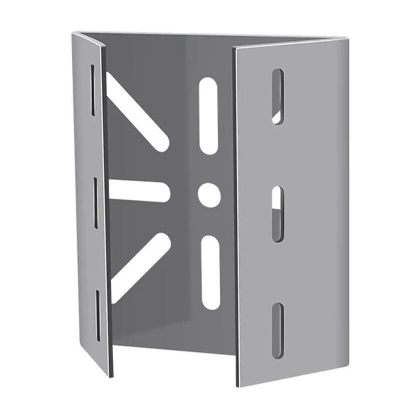 Video Surveillance Installation Plate Bracket Camera pole Mount Panel Stainless Steel Column Hoop for Outdoor CCTV Accessories camera holder camera holder stand security camera stand security camera bracket security camera mount camera mounting base camera mount panel
