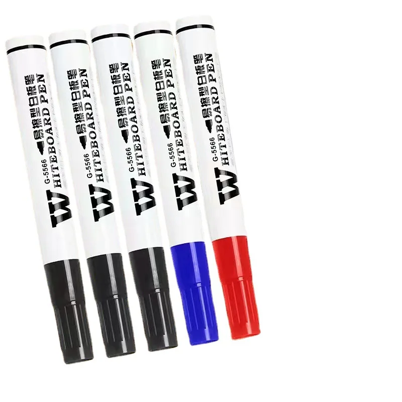 Erasable Whiteboard Pen School Teacher Pen Red Blue Black High-Capacity Marking Quick Drying Blackboard