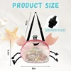 Dinosaur Beach Shell Bag Kids Beach Toys Playing Water Sand Crab Mesh Storage Shell Collecting Bag Beach Party Toys Accessories 6