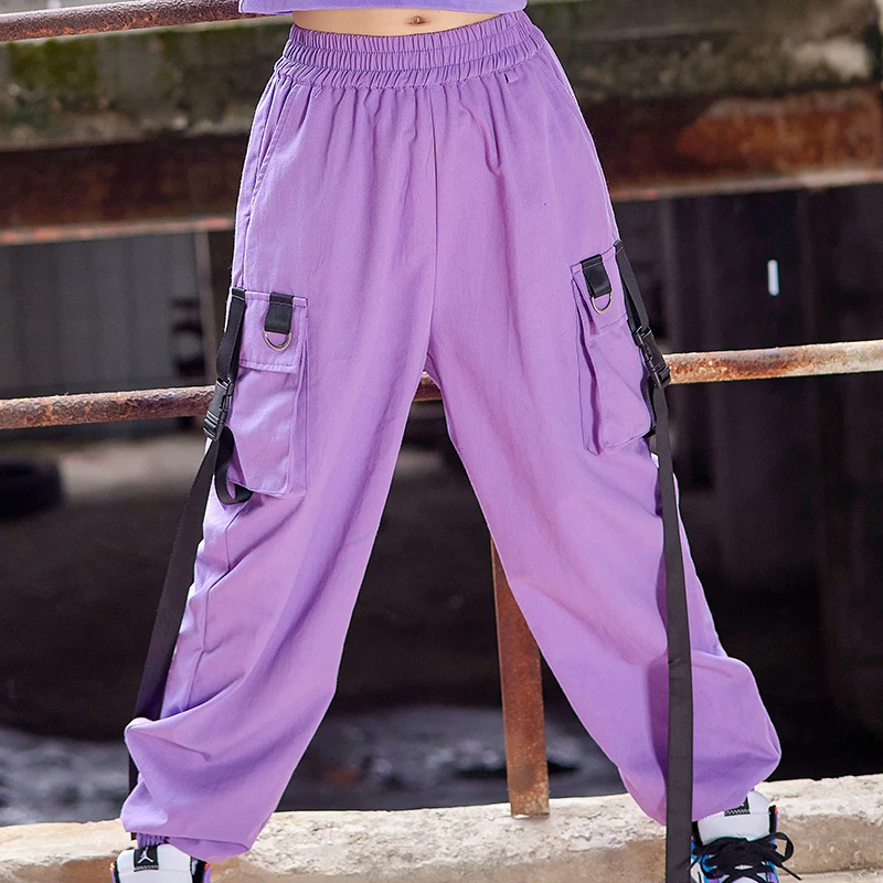 FEESHOW Kinder trainingspak voor meisjes, sport-bh en leggings set met hoodie, kinder workout sportoutfit, jazz dance, danskleding, hip hop kleding, 158-164