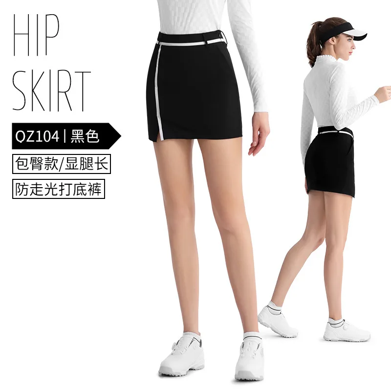 PGM golf clothing women's skirt top hip-wrapped short skirt sports suit long-sleeved T-shirt golf clothing none