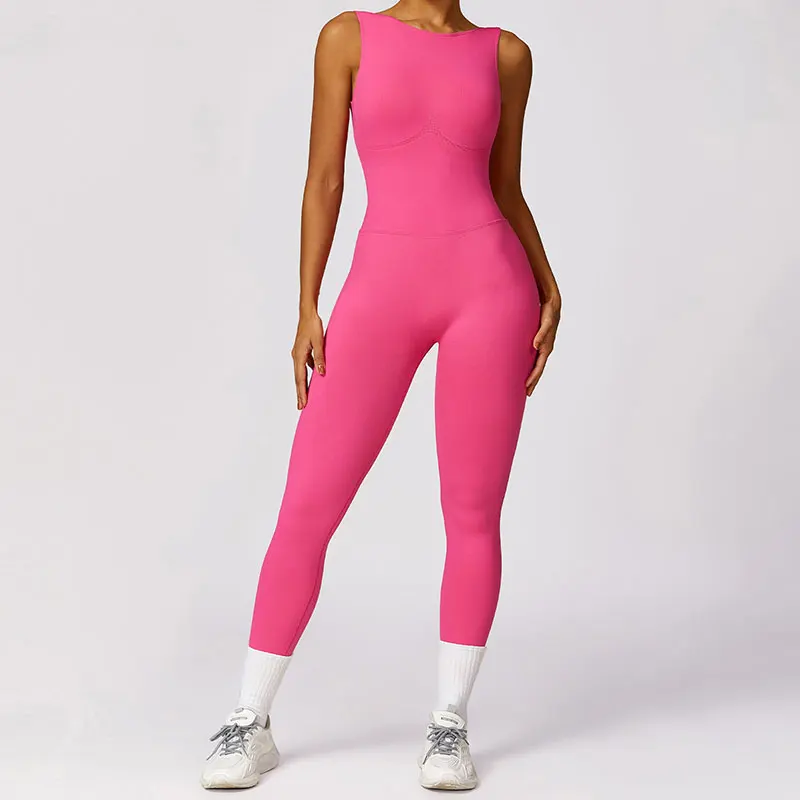 New Women Seamless Jumpsuits One-Piece Yoga Suit Dance Belly Tightening Fitness Workout Set Stretch Bodysuit Push Up Gym Clothes yoga set sports set gym workout set sportswear set fitness set fitness jumpsuit fitness one piece wear