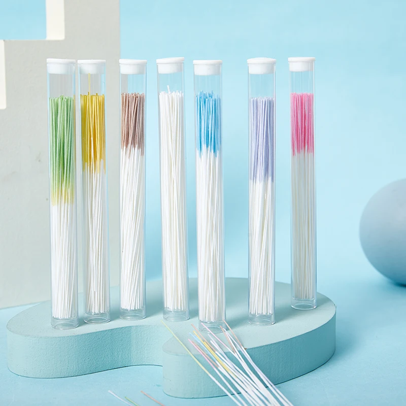 Ear cleaner 60/70/160pcs pierced ear cleaning herb solution paper floss