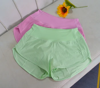 Woman zipped Running Shorts High Waist Tennis Skirt Comfort Athletic Shorts Oner Active Yoga Pant sport Shorts Cycling Shorts 1