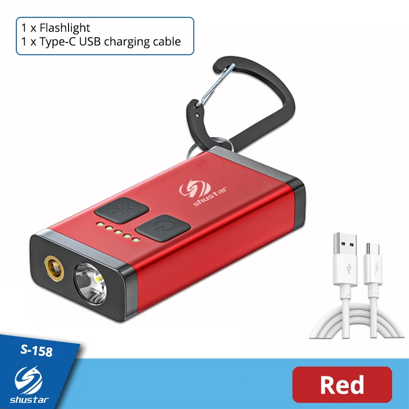 Rechargeable Mini Flashlight Laser Pointer with Power Display 3 Lighting Modes Suitable for Cat Play,doctor, Camping, Etc. charging torch Flashlights