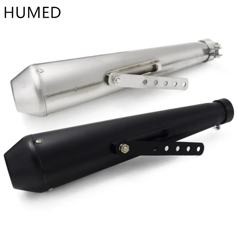 Universal Retro Motorcycle Exhaust Muffler Pipe Modified Tail System 125-400cc motorcycle exhaust pipe