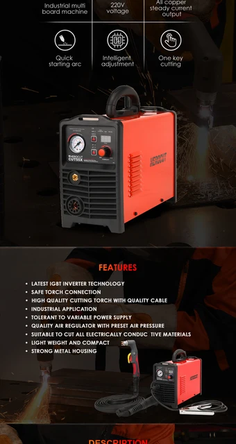 POWER PLC 55Pro プラズマ切断機 セット
