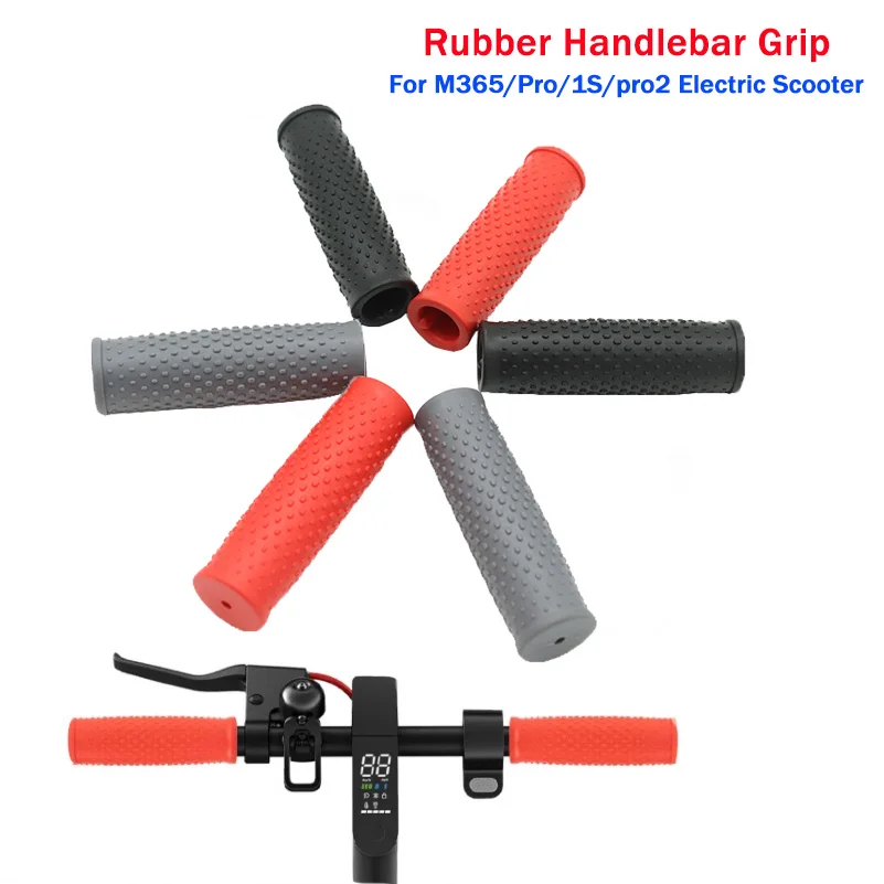 Electric Scooter Accessories 1 Pair Rubber Handlebar Grip For Xiaomi M365 Pro 1s Pro2