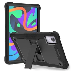 Rugged Protective Case with Built - in Stand for Tab M11 11inch (Black)