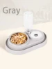 1 spill proof track pet dual-purpose bowl for feeding and drinking, one dual-purpose dog bowl with water bottle, cat bowl 6