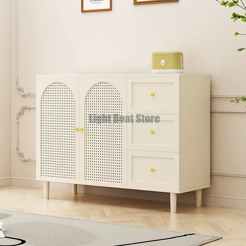 Space Saving Sideboards Kitchen Cabinet Buffet Corner Nordic White Sideboards Storage Locker Armario Cozinha Furniture YX50SD