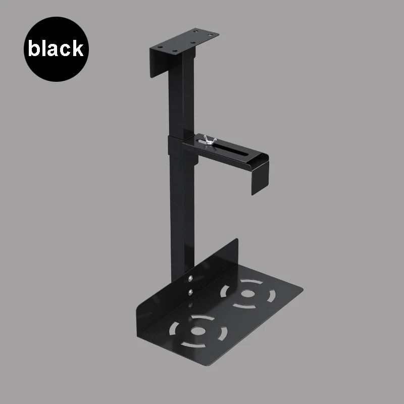 Computador Mainframe Cabide Universal pc Case Titular sob a Mesa Wall Side Suporte Cpu Anfitrião Suporte Caixa Rack Gd07 Ajustável - Imagem 2