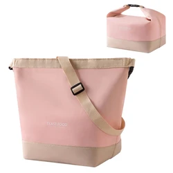 Durable Thermal Insulated Lunch Tote and Food Carrier (Pink)