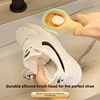 Hot Sale Multi Function Liquid Filled Shoe Brush Household Shoe Cleaning Brush Soft Bristles Easy Operate Long Handle Shoe Brush 3
