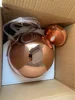 Copper Glass Ball Pendant Lighting Globe Lustre Pendant Lights Mirror Hanging Lamp Kitchen Home Decor  Industrial Lamp Luminaire 2