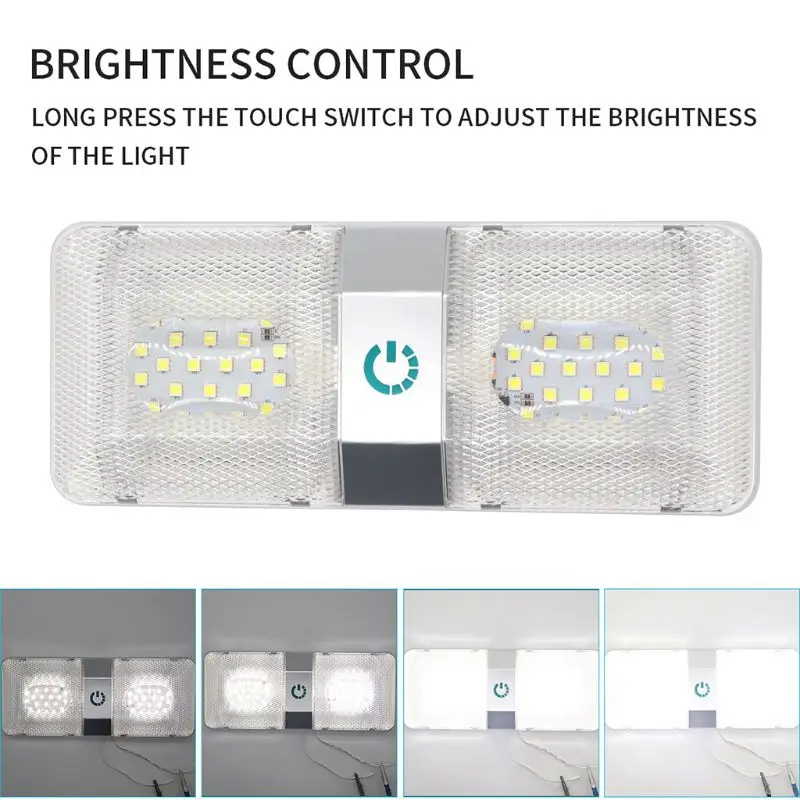 Universal 12V LED RV Ceiling Dome Light RV Interior Lighting Trailer for Camper Lights Interior for Camper
