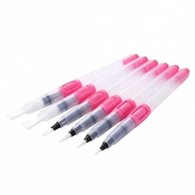 Water storage Nylon solid watercolor brush Water injection brush storage pen