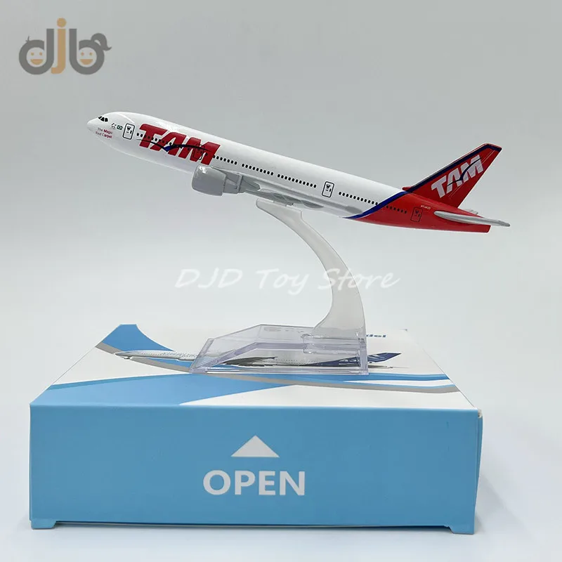 

1:400 Diecast Metal Model Plane Toy 16 cm Brazilian TAM Airlines Boeing 777 Replica For Collection