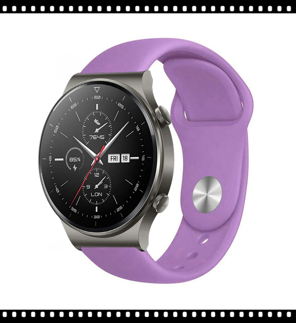 Premium Silicone Replacement Watch Band - 20mm/22mm, Various Smartwatches
