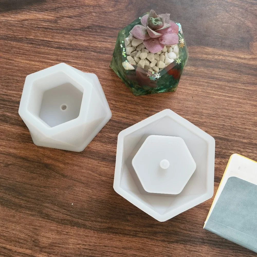 Мини геометрические креативные силиконовые формы для растений форма бетона и