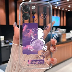 Watermelon Summer Transparent Shockproof TPU Silicone Phone Case for Vivo V70 Elite (U271)