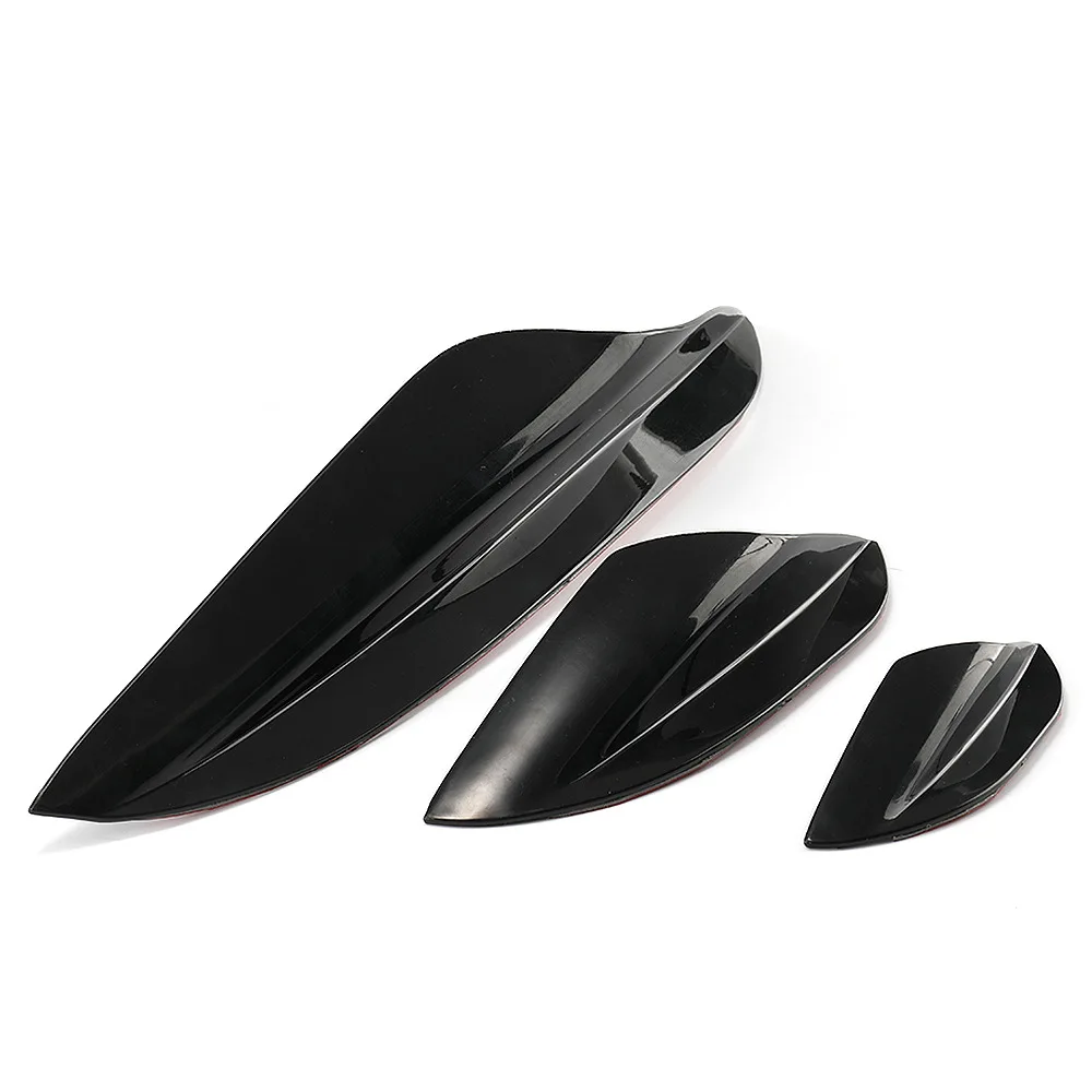 Universal Modified Air Knife Front Lip Front Bumper Air Knife Modified Spoiler Carbon Fiber Carbon Pattern
