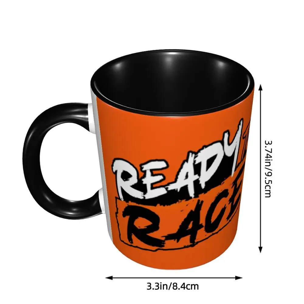 Motorcycle mug design detail