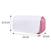 Sublimation Blank Pencil Bag Makeup Bags Large Capacity Multi-Layered Zipper Cosmetic Bag Pencil Case For Heat Transfer Print 2