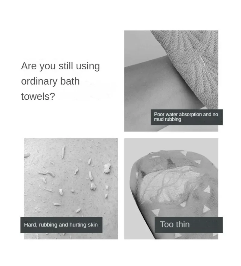 Description Picture 3 of itemEsponja Exfoliante Soft Sponge Body Scrubber for Baby Adults Bath Exfoliating Scrub Sponge Skin Cleaner Dead Skin Remover Tool