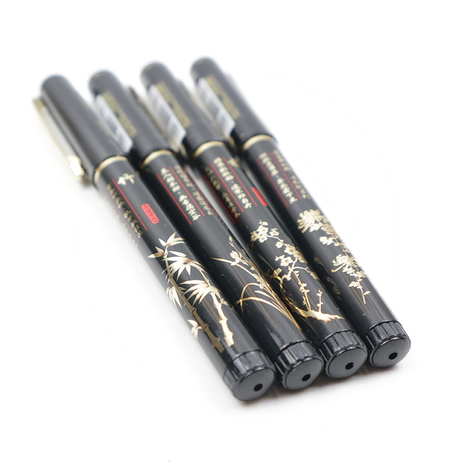 8 개/대 젤 펜 0.7mm 검정 파란색 빨간색 잉크 부드러운 쓰기 대용량 리필 볼펜 서명에 적합