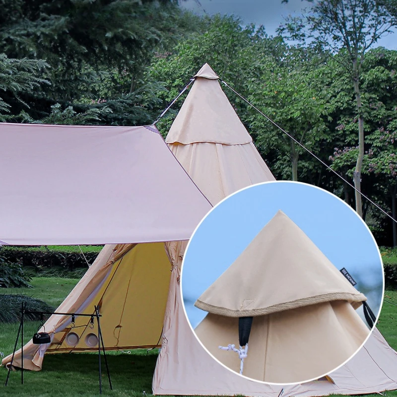 

Outdoor Tent Connector Cap Canopy Pitching Connector Camping Accessories Triangle Tent Waterproof Cap