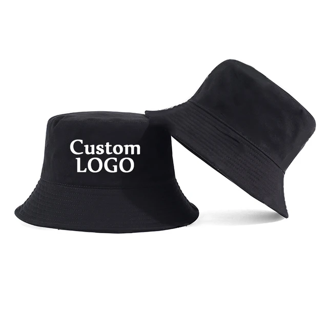 Custom Bucket Hats for Men Personlized Fisherman Cap Design Your Own Photo  Text Logo Sun Protection Sunshade Beach Summer Sun Hat for Travel Fishing