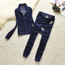 

2022 Pants Set Sportswear Ladies Velvet Tracksuit suit Couture Tracksuit Two-piece Oversized Hoodie Autum Sweatshirts Women Set