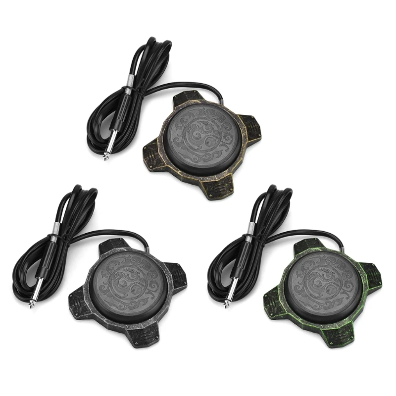 

Металлический переключатель питания ножной педали татуировки с кабелем для источника питания татуировки E1YD