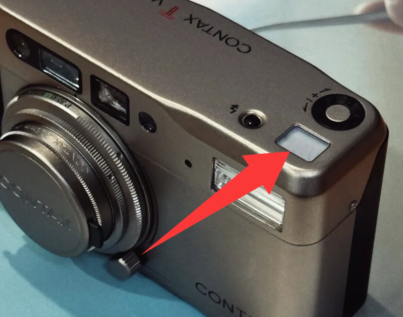 CONTAX TVS TVS II 필름 카메라 수리용 상단 커버 대형 LCD 디스플레이 화면