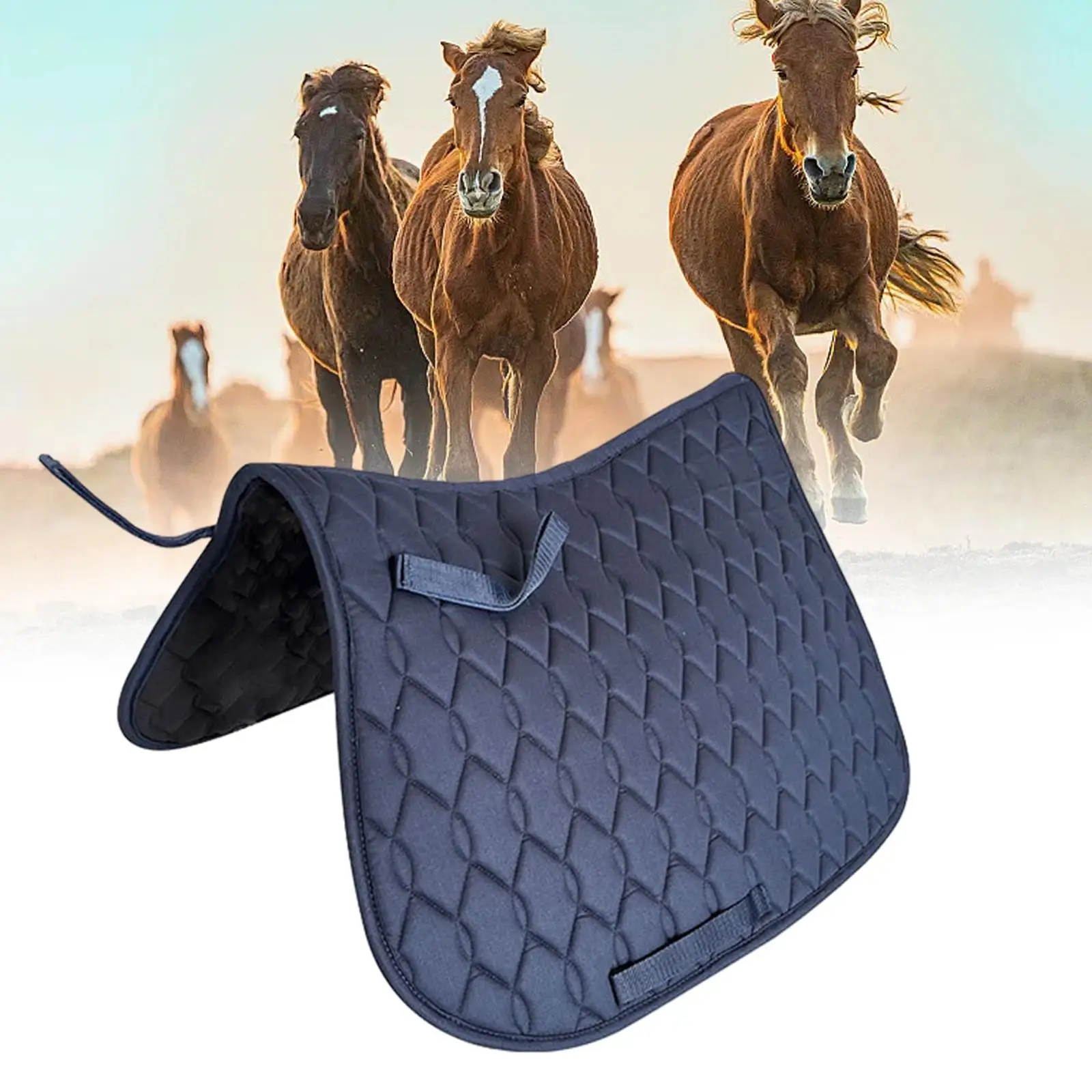 Horse Saddle Pad Nonslip Thickened Riding Breathable Protection Dressage Pad