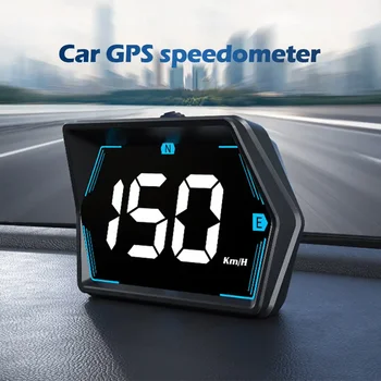 USB Car HUD Head Display Tachimetro digitale Misuratore di velocità GPS KMH MPH Dispaly per accessori ricambi auto moto camion