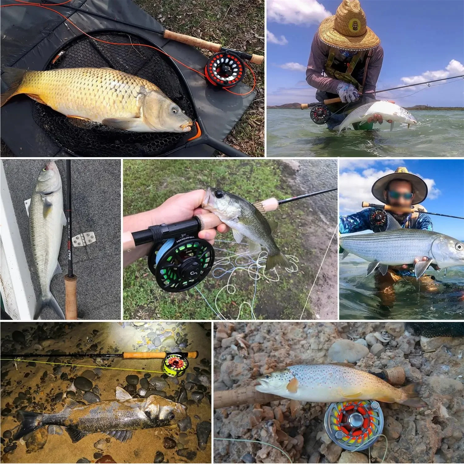 Maximumcatch Saltpro Salzwasser-Fliegenangelrute, 9 Fuß, 8/9/10 WT, schnelle Aktion, 30 Zähne + 40 Zähne, SK-Kohlefaser, 4-teilige Fliegenrute mit zusätzlichem Schlauchgehäuse – Detail 4