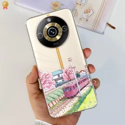 Clear Cute Cartoon Cat Soft Silicone TPU Back Cover - 11 Pro 5G (653)