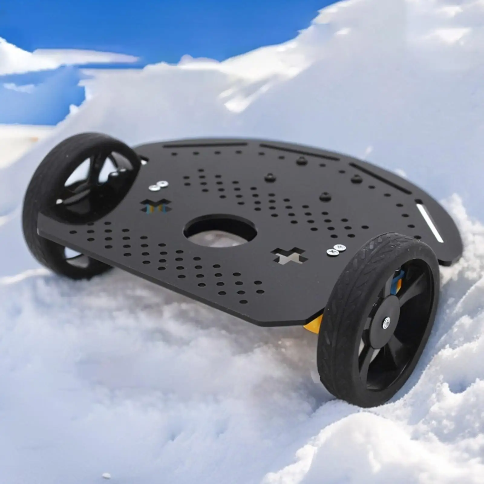2WD Smart Robot Car Chassis Replacement High Friction Nonslip with Double Motors Base Easy Installation Intelligent Vehicle Part 2WD Smart Robot Car Chassis Replacement High Friction Nonslip with Double Motors Base Easy Installation Intelligent Vehicle Part