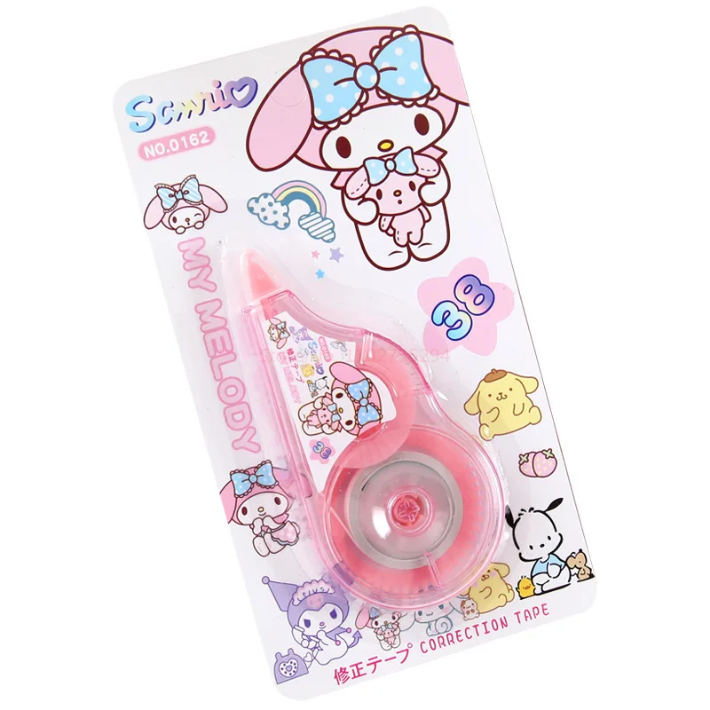 24pcs Cartoon Sanrio large-capacity correction tape mute alteration junior high school students stationery supplies