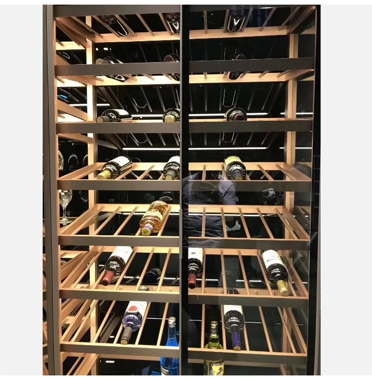 Competitive Price Stainless Steel Living Room Wine Cabinet Display Luxury Wine Storage Cabinet Home bar