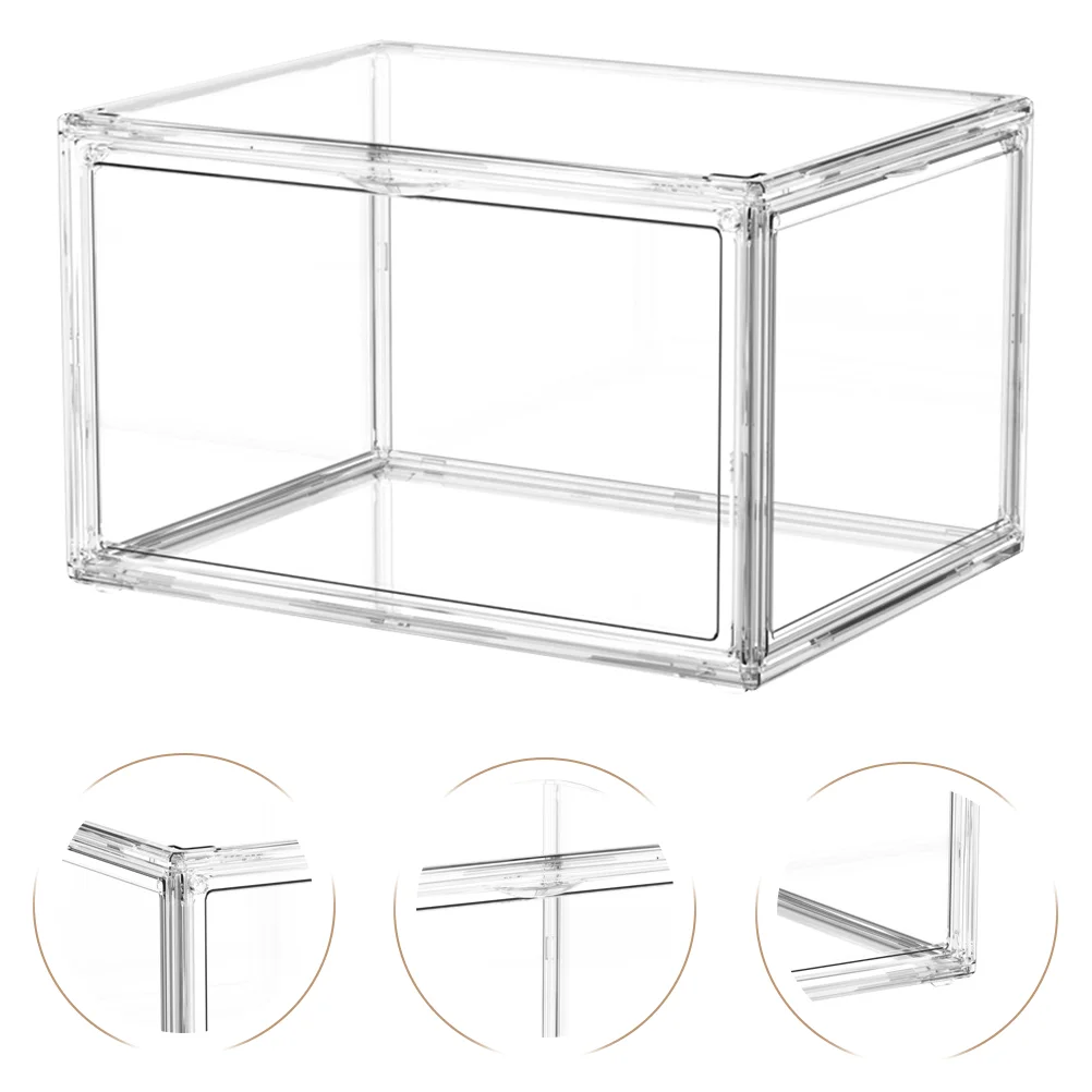 

Acrylic Book Shelf Storage Shelves Diy Closet Cabinet Organizers Shelving Tabletop Storage Box Sundries Storage Holder Clear
