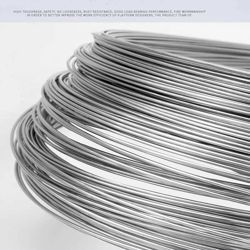 304 Stainless Steel Single Wire Rope 1/5/10M 0.1/0.2/0.3/0.4/0.5/0.6/0.8/1/1.2-3mmm Craft Jewelry Bonsai stainless steel wire rope steel wire rope